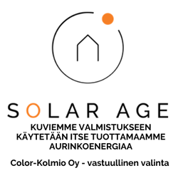 aurinkoenergialla tuotettuja valokuvia